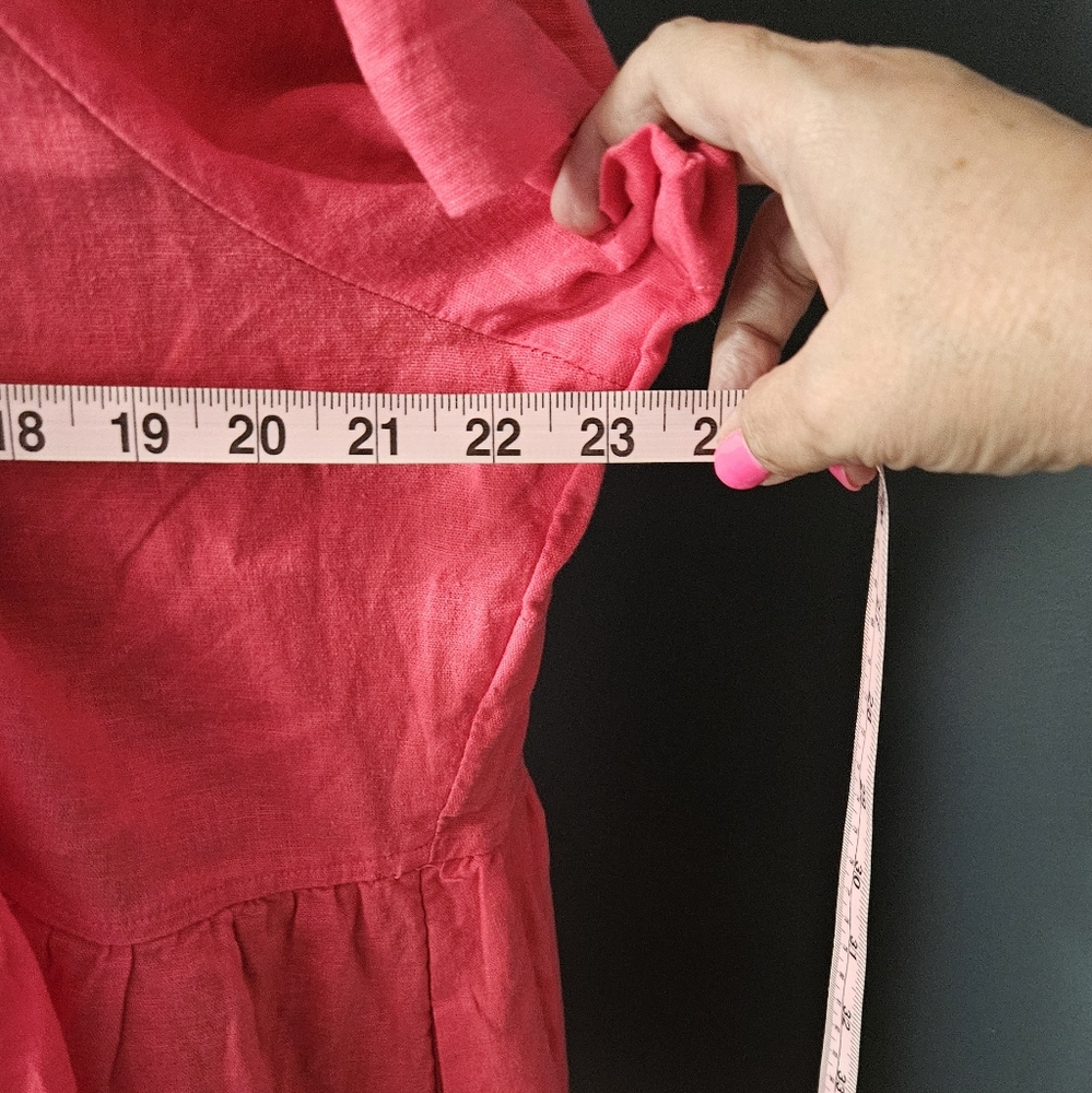 Universal Thread Hot Pink Mini Dress with V-Neck - Picture 4 of 9